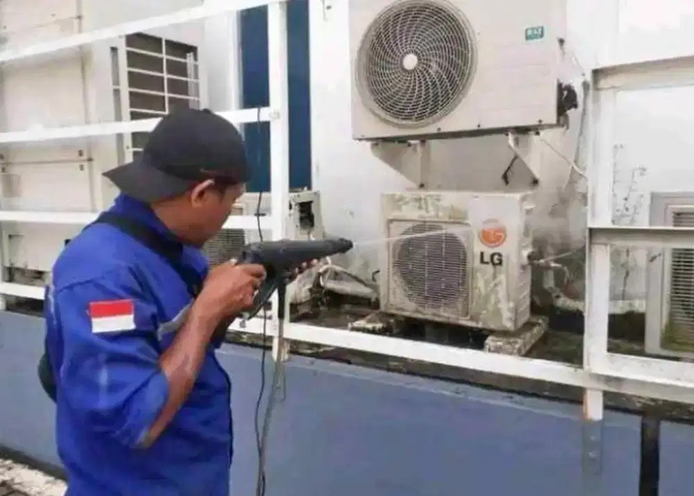 SERVICE AC, BONGKAR PASANG AC, CUCI AC, TAMBAH/ISI ULANG FREON DLL