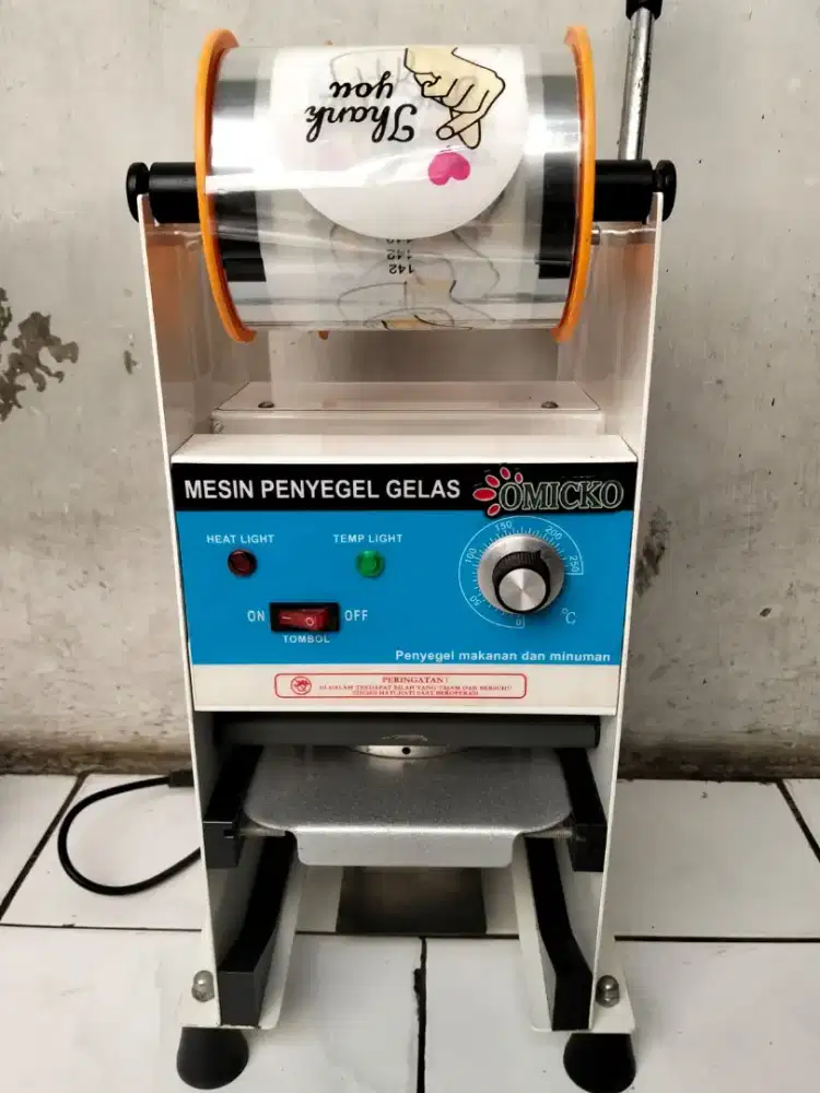 Cup sealer ukuran gelas sampai 22 oz