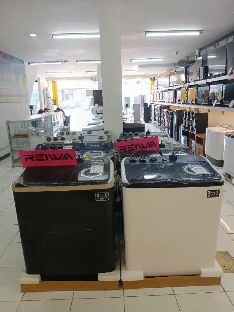 MESIN CUCI REIWA 2 TABUNG 8KG CICILAN DP0