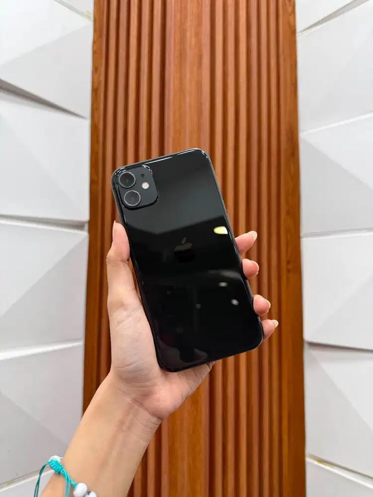 Iphone 11 128 gb bh 85% black all operator fullset ori