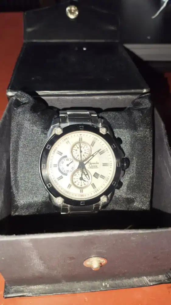 Jual Jam Tangan Alexandre Christie chronograph ori