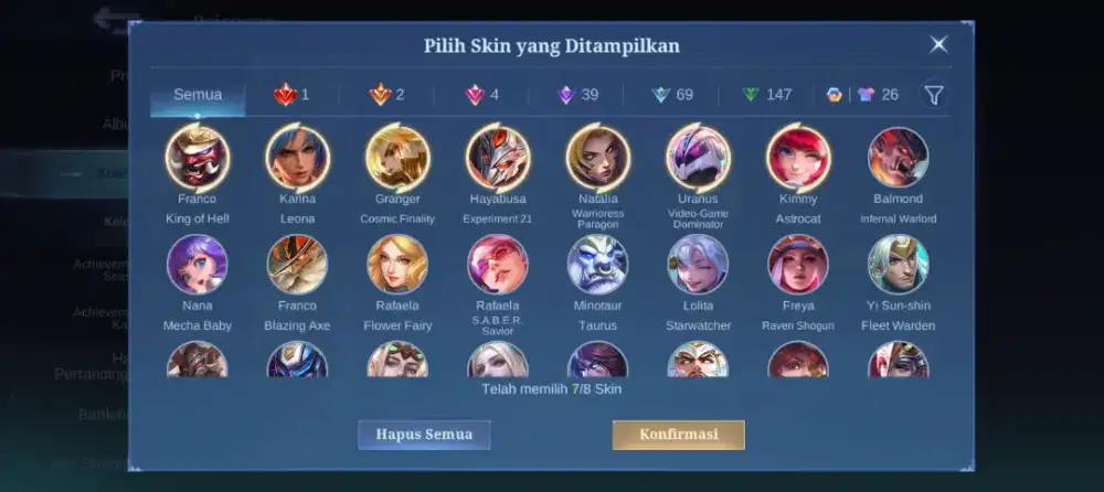 Akun ml pribadi