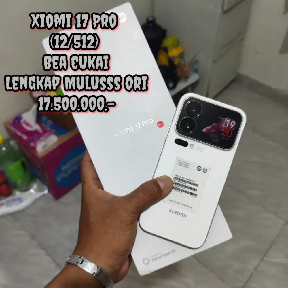 Xiomi 17 Pro (12/512) Bea Cukai