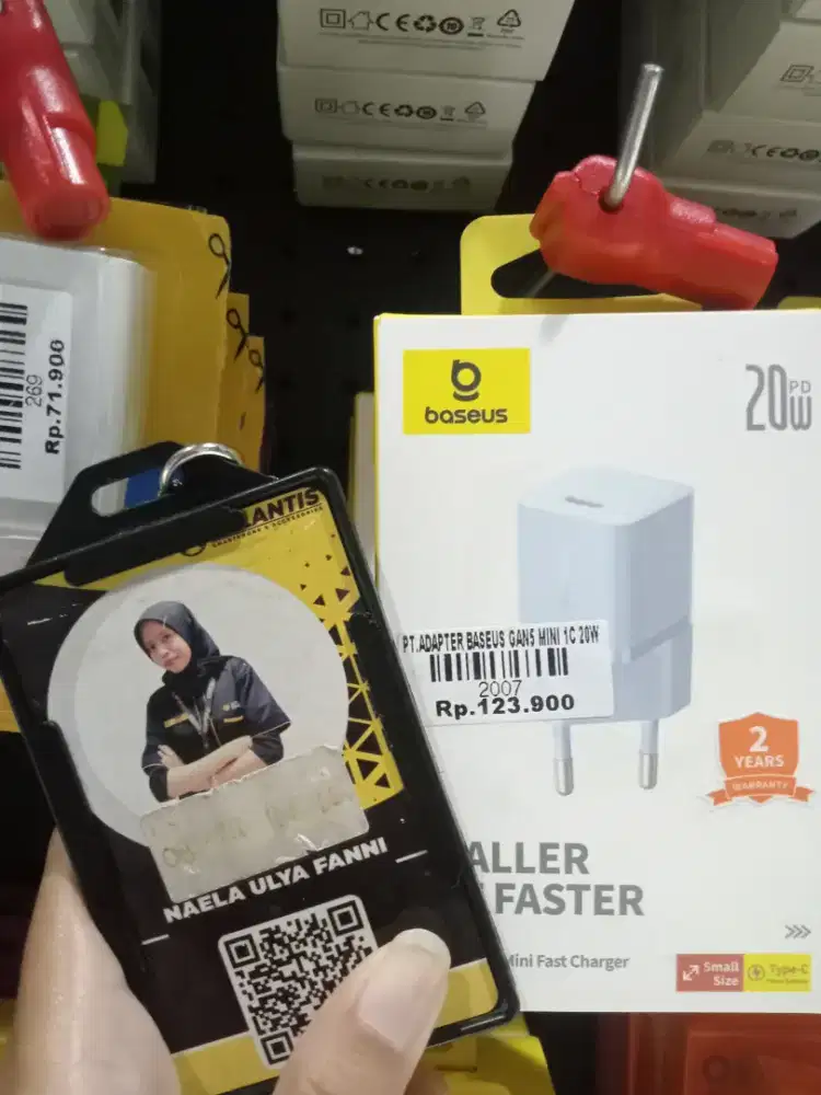 ADAPTER BASEUS GAN5S MINI 1C 20W| ATLANTIS DAHSYAT