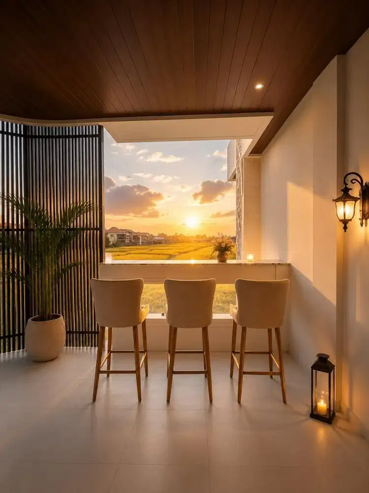 Villa view sawah