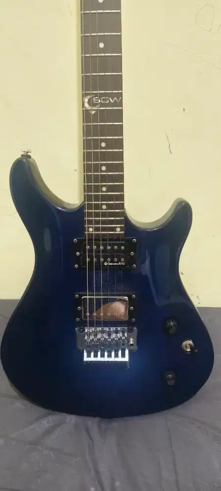 Gitar listrik Samick Original, Effect MOOER plus gigbag