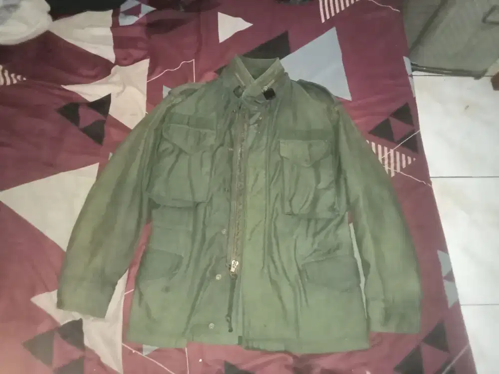 Jaket parka M65 field jacket fades green us army  original