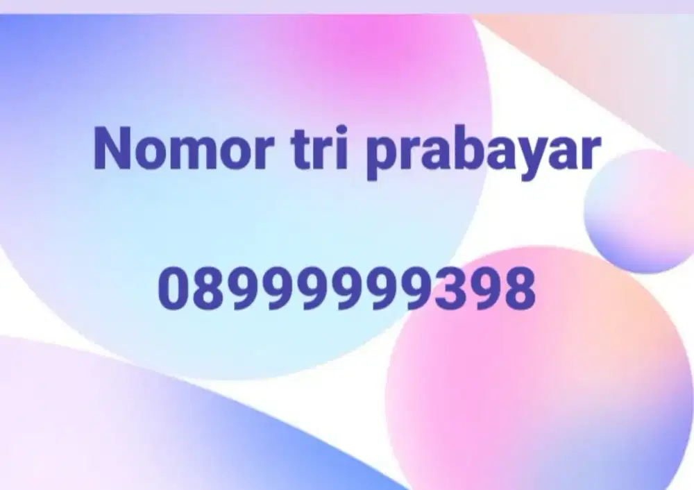 Perdana kartu tri prabayar