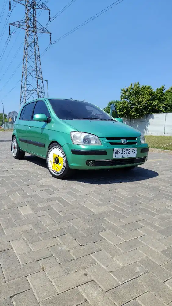 Getz 2004 GL hijau original siap luar kota sudah banyak peremajaan