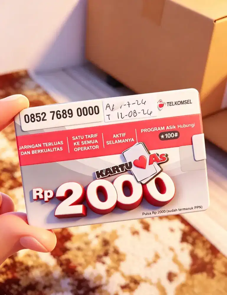 Nomor Cantik Telkomsel Rapi Kwartet Enol 0000
