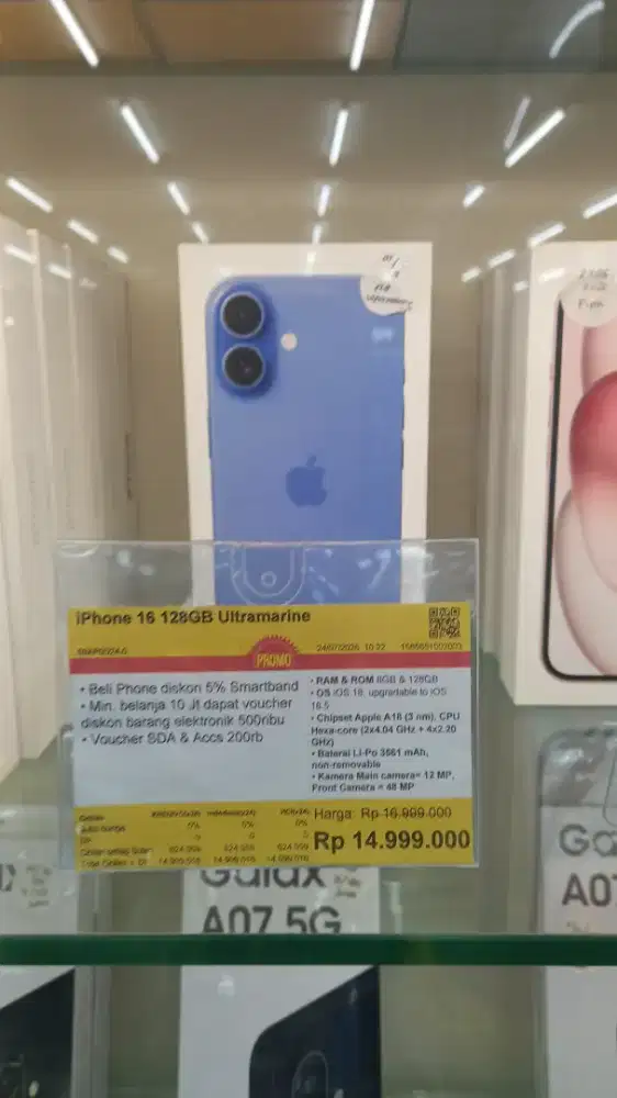 PROMO CICILAN BUNGA 0% HOME CREDIT ( IPHONE 16 128GB )