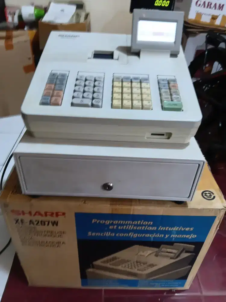 mesin kasir / cash register sharp XEA207W