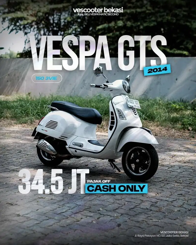 PIAGGIO VESPA MATIC GTS 150 3vie 2014