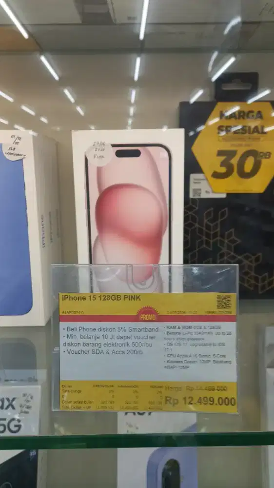 PROMO CICILAN BUNGA 0% HOME CREDIT ( IPHONE 15 128GB )