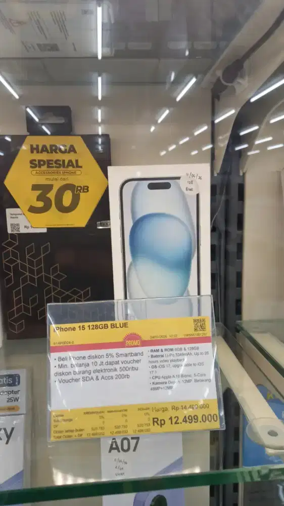 PROMO CICILAN BUNGA 0% HOME CREDIT ( IPHONE 15 128GB )
