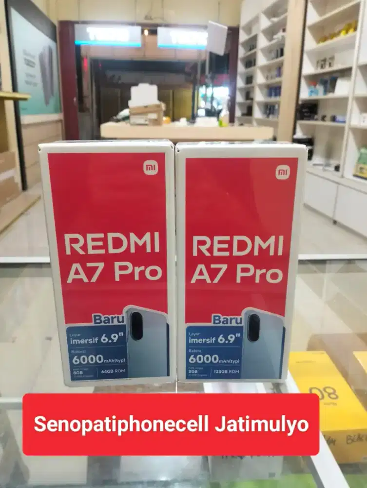 Redmi A7 Pro Ram 4+4/128 GB Garansi Resmi 15bulan harga promo