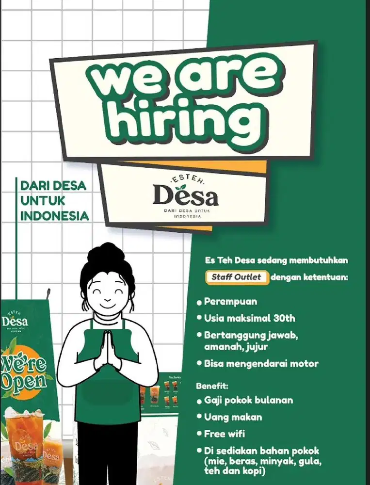 Staff Outlet Es Teh Desa