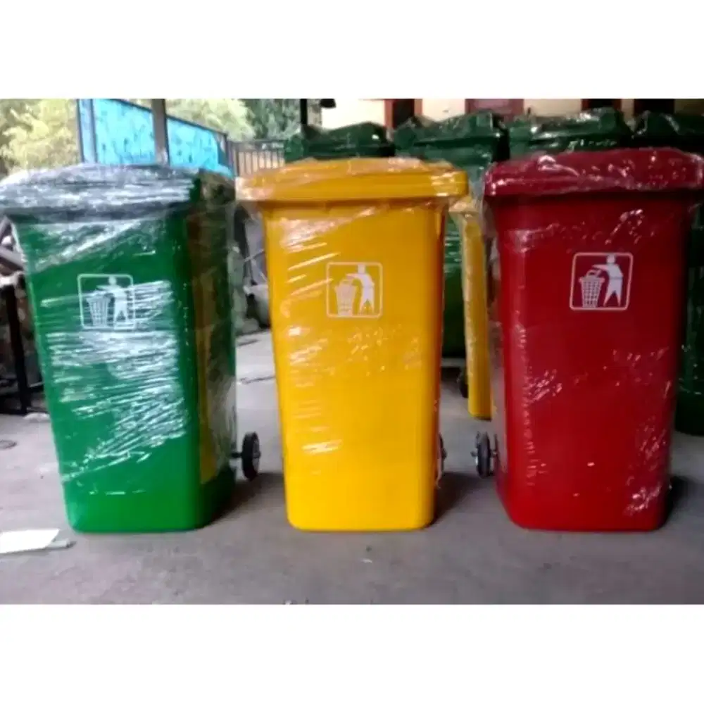 Tong Sampah HDPE 120 Liter Roda | Kuat | Harga Distributor