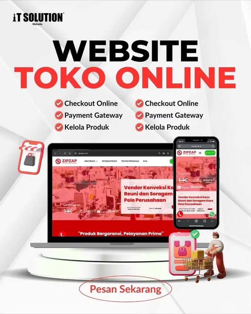 Website Toko Online Profesional untuk Bisnis di Denpasar