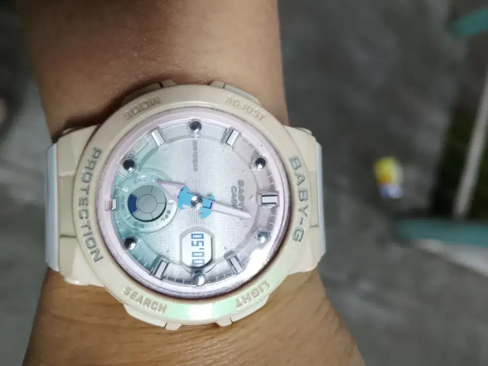 Baby G original gradasi white