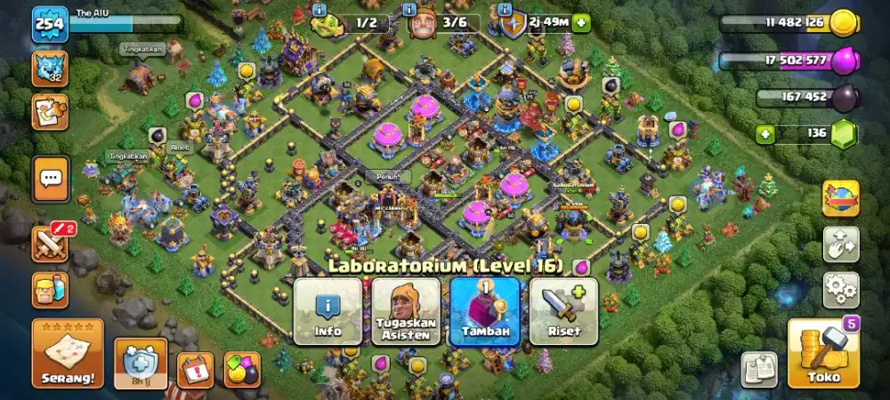 Akun COC th 18 semi max