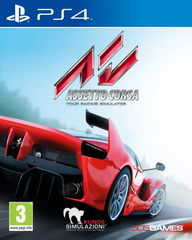 Dijual kaset ps 4 bekas asseto corsa murah