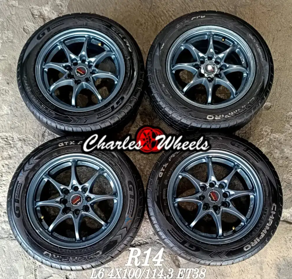 Jual velg ce28 r14 4x100 4x114,3 brio agya ayla sigra jazz dll