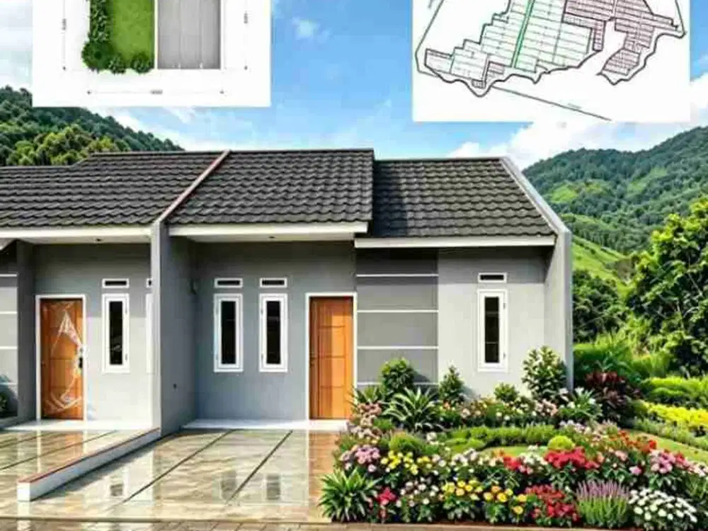 Rumah di jual di tengah kota serang, bebas banjir , suasana asri dan yaman