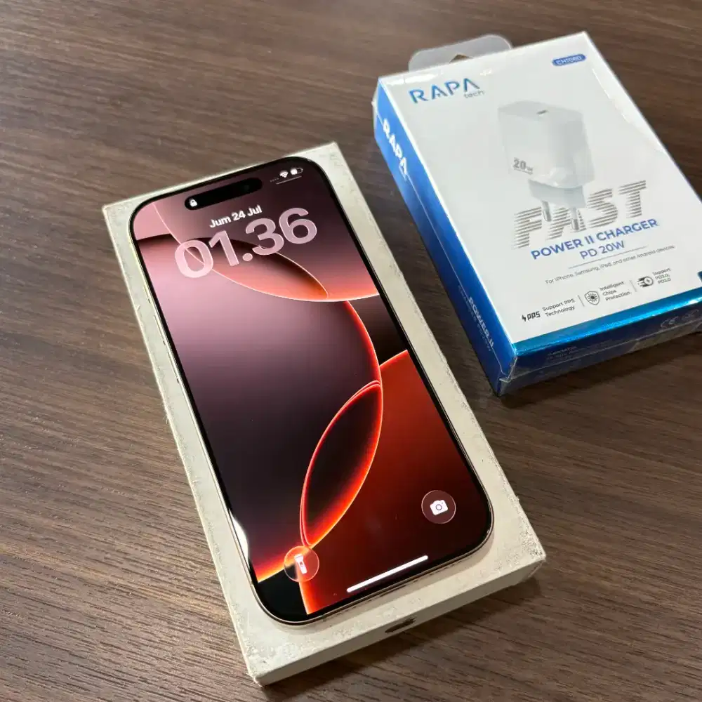 IPhone 16 PRO 128GB [Desert Titanium] Garansi Resmi iBox