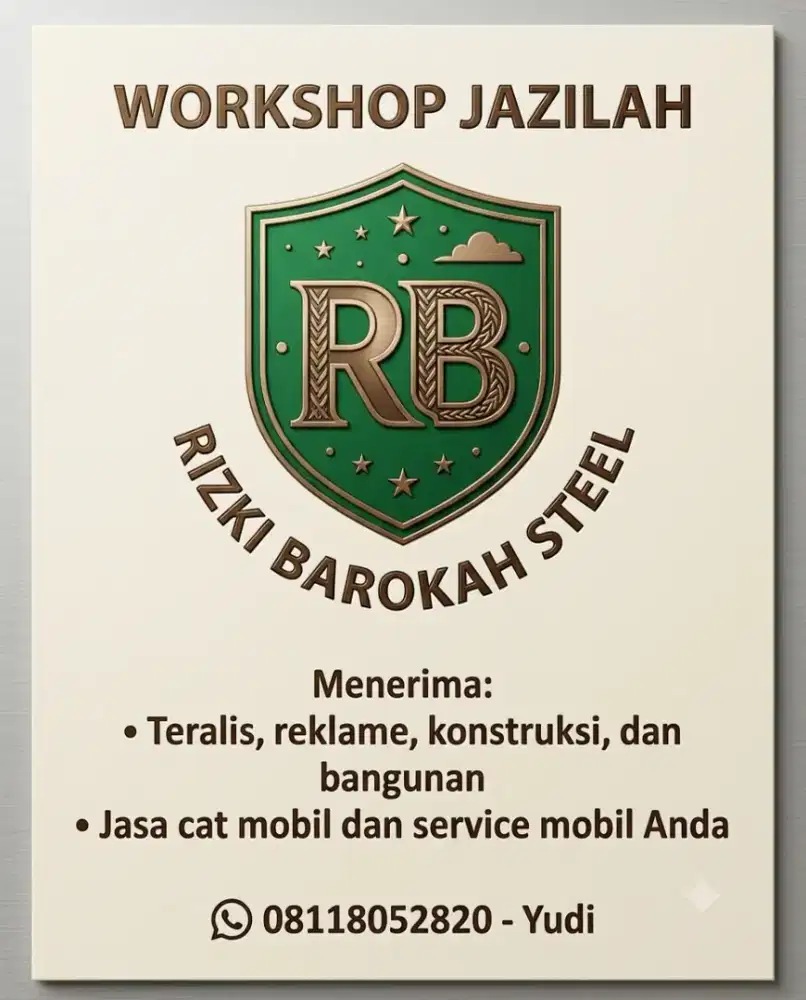 Bengkel las buat & perbaikan pagar, tralisan dan kontruksi baja ringan