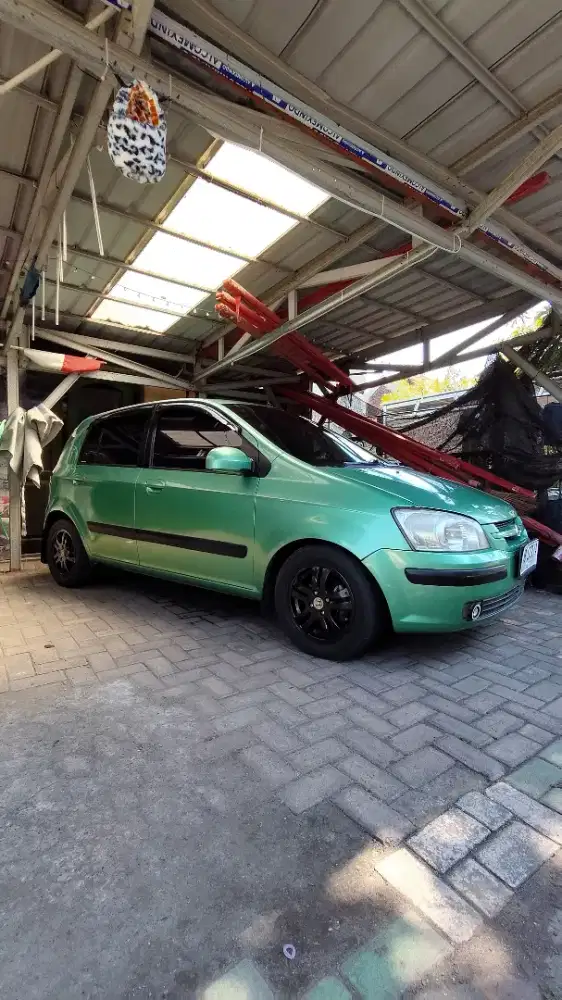 Getz 2004 GL hijau original siap luar kota sudah banyak peremajaan