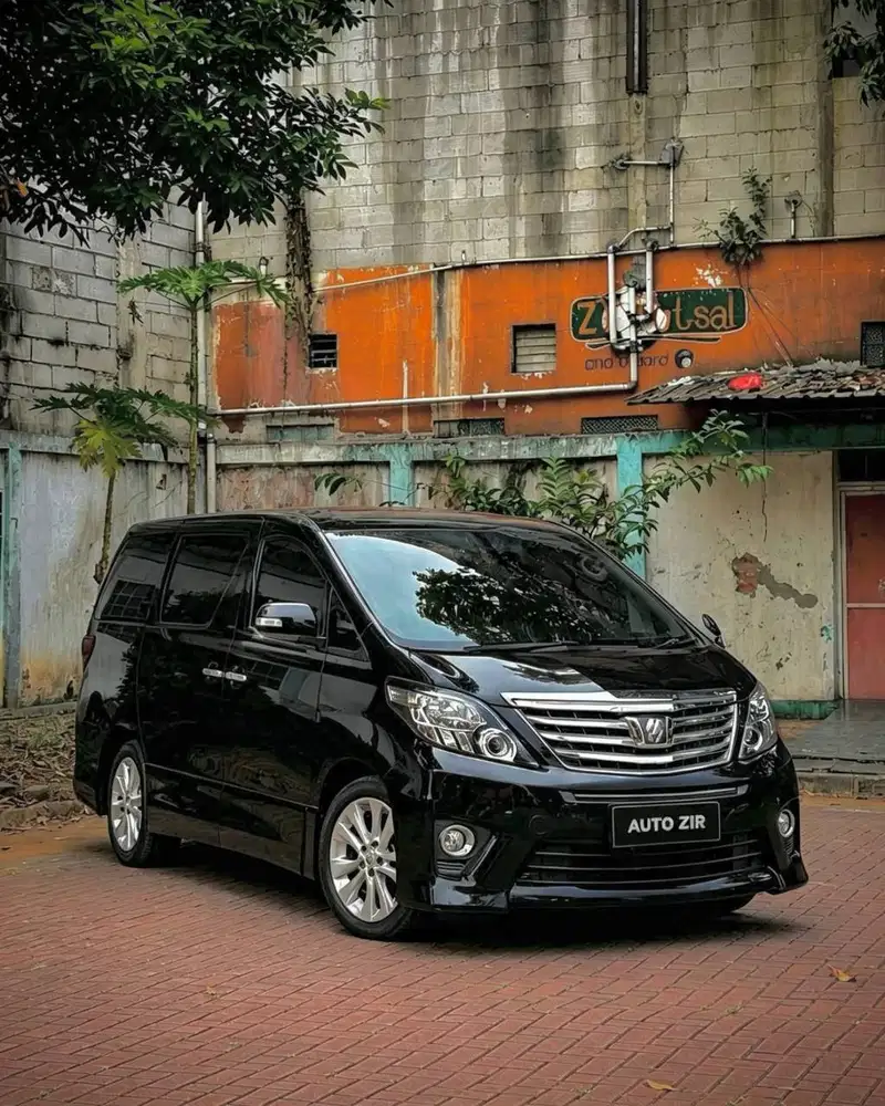 Toyota Alphard S CBU Luxury Pilot Seat Hitam 2012 Tdp Murmer Ori Bu Ok