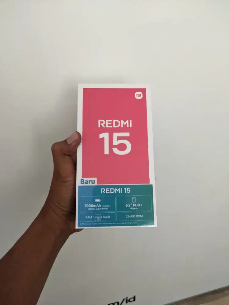 Berminat silahkan WA Xiaomi Redmi 15 NFC 8+8/256 Garansi resmi 15bln
