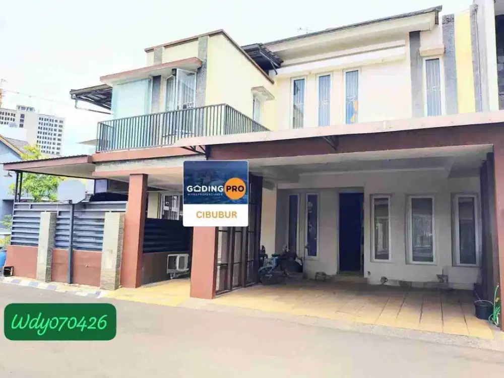 Di Jual Rumah Rapi siap Huni Cibubur Residence Lokasi strategis dan bebas banjir