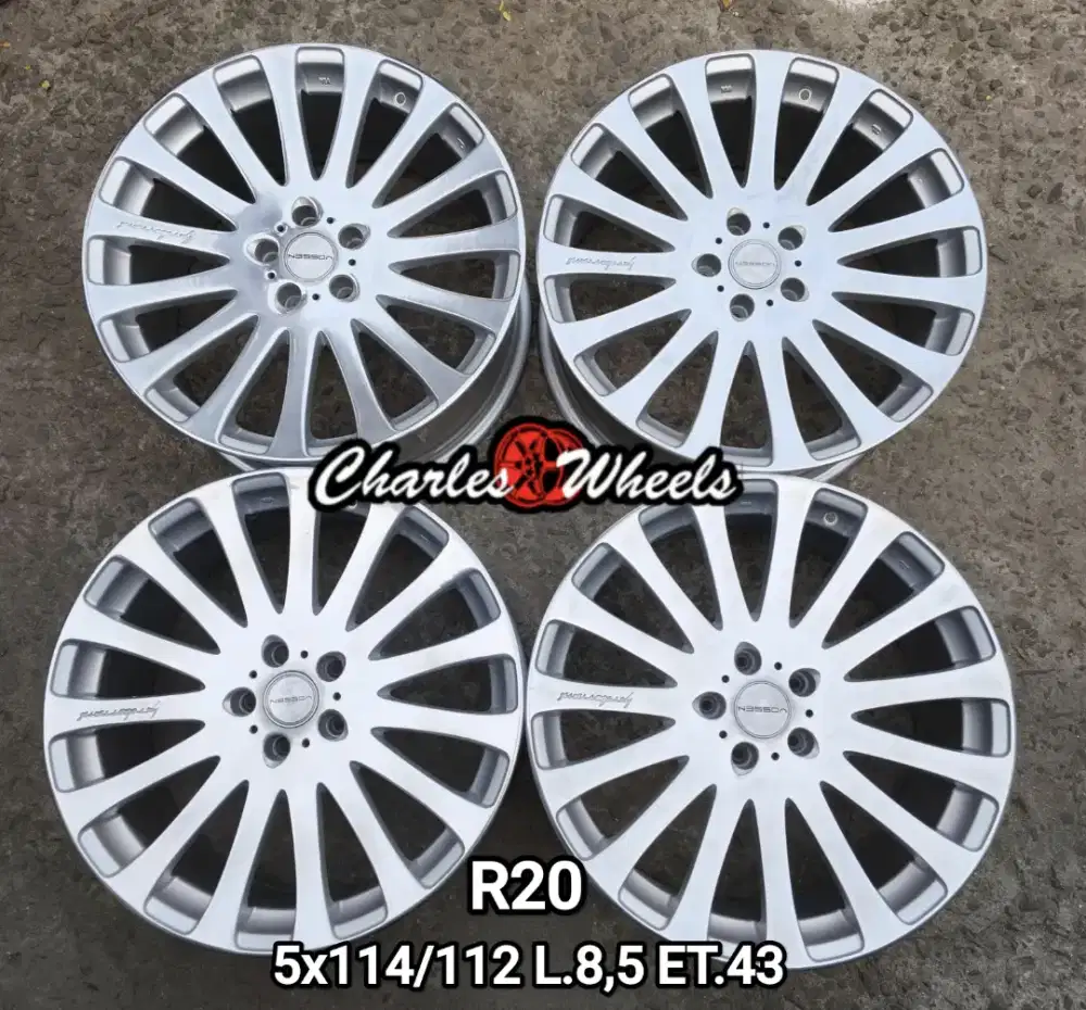 Jual velg venerdi r20 5x114,3 5x112 innova mercy rush crv dll