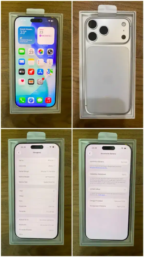 iPhone 17 Pro Max 256GB Silver (ex ibox)