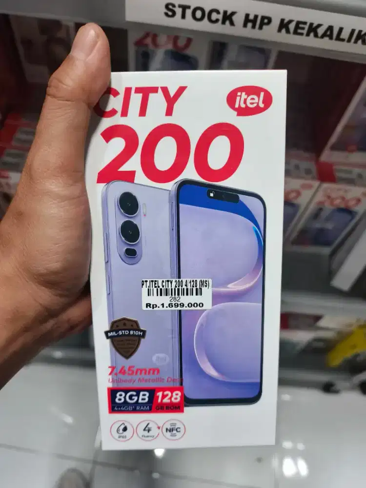ITEL CITY 200 4/128GB | ATLANTIS DAHSYAT