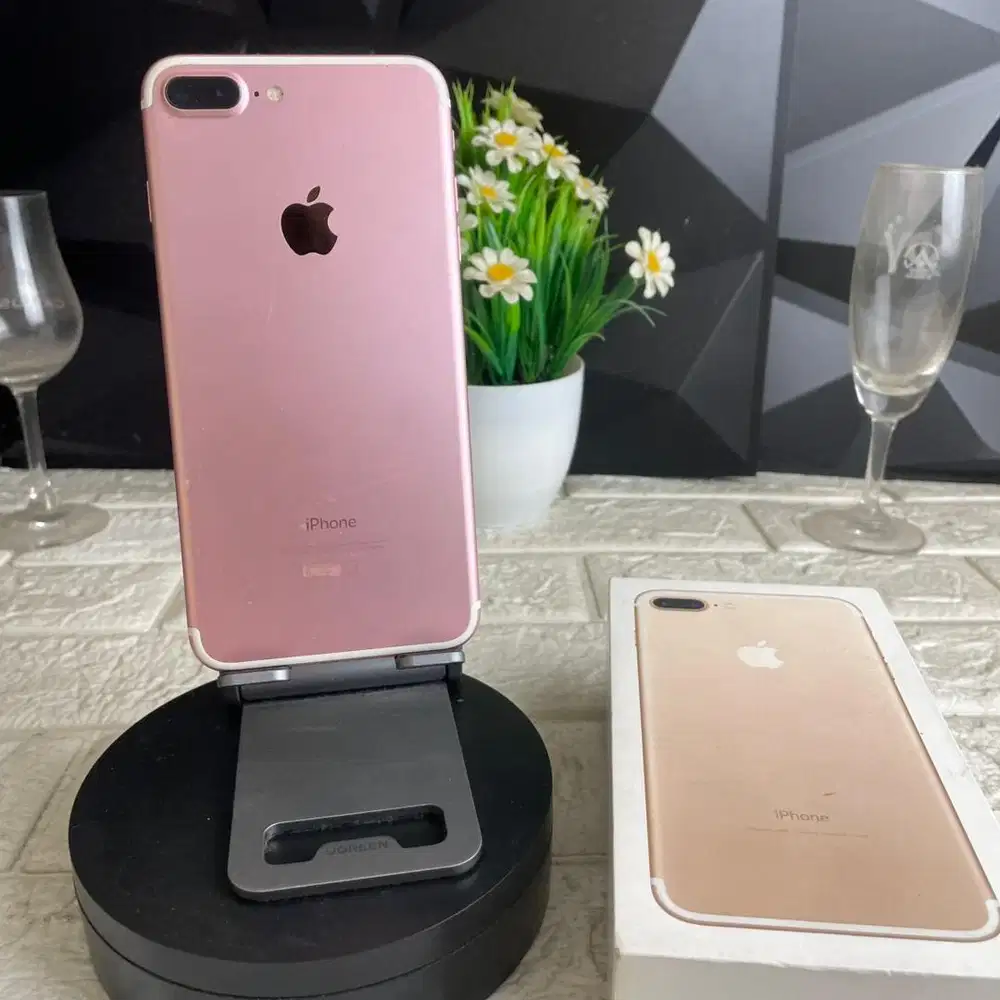 iphone 7 plu 128gb ex ibox Fullset bisa COD