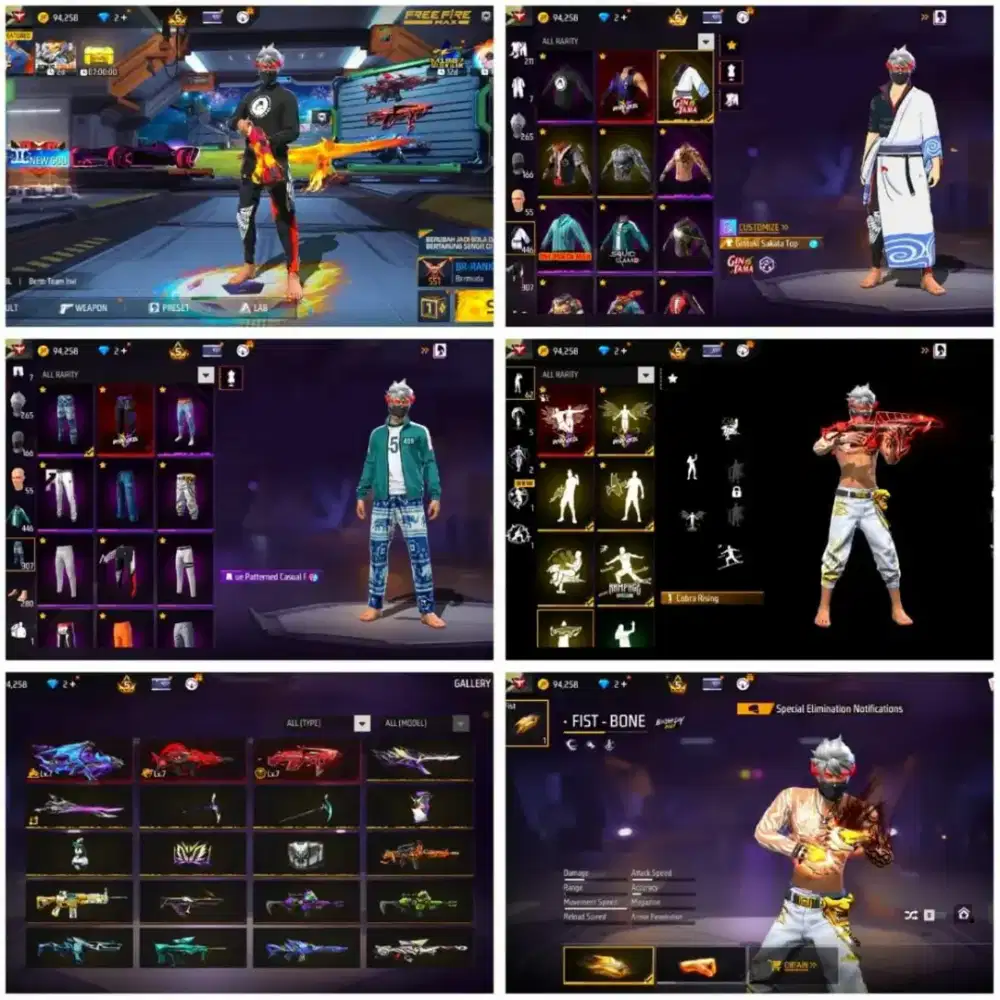 Jual Akun FF sultan termurah 100% Asli Real Amanah & Tepercaya