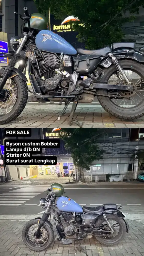 Jual motor Byson custom Bobber