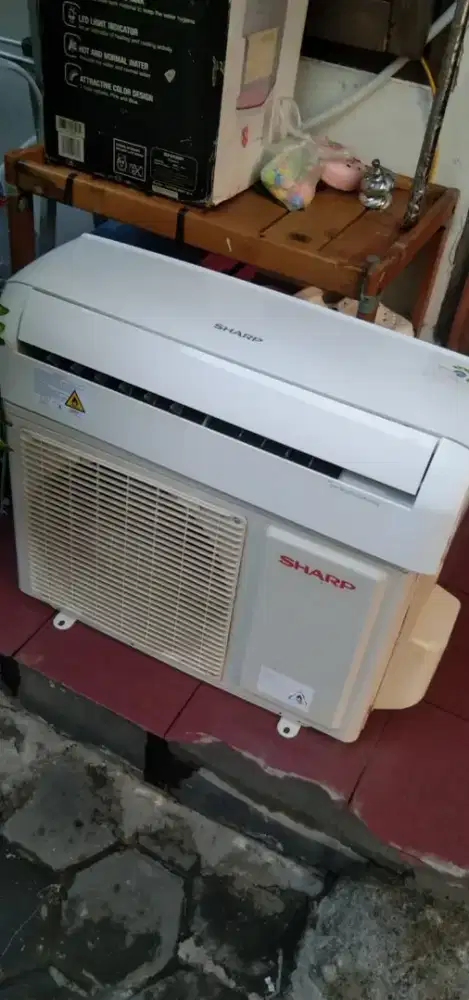 D jual ac sharp 1/2 pk sama pasang, Terima dingin