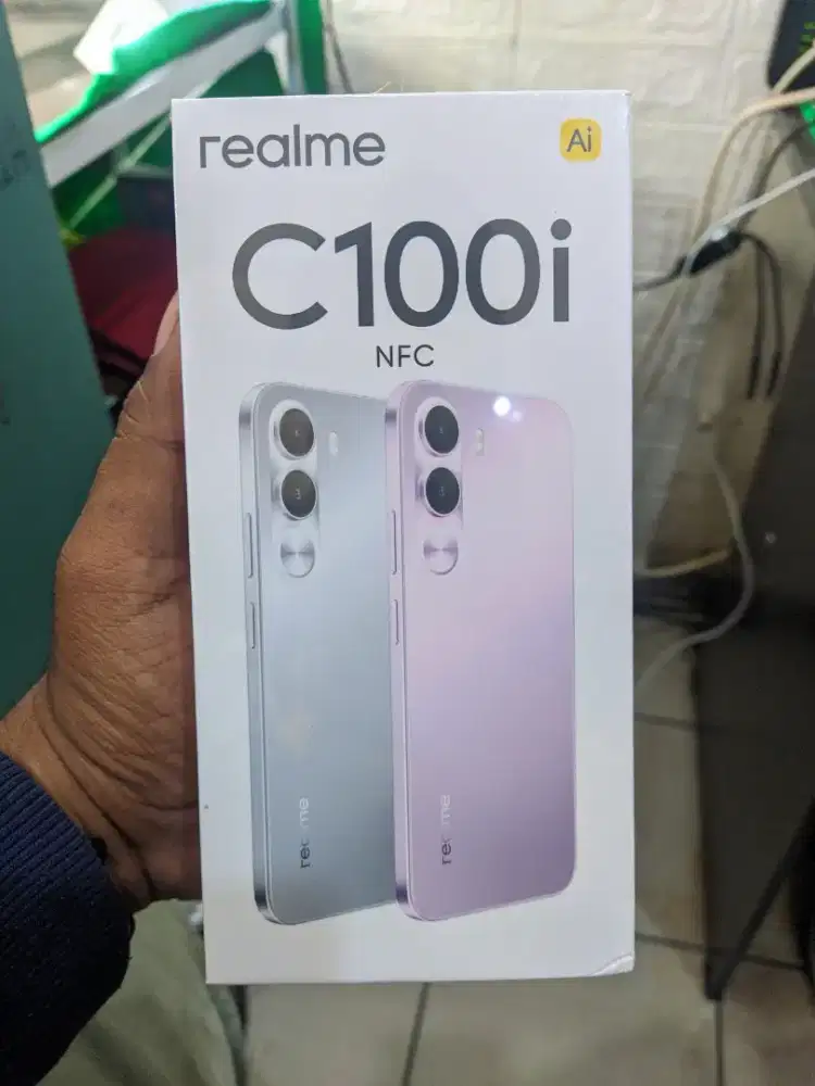 Realme c100i 4gb 128gb masih baru segel resmi