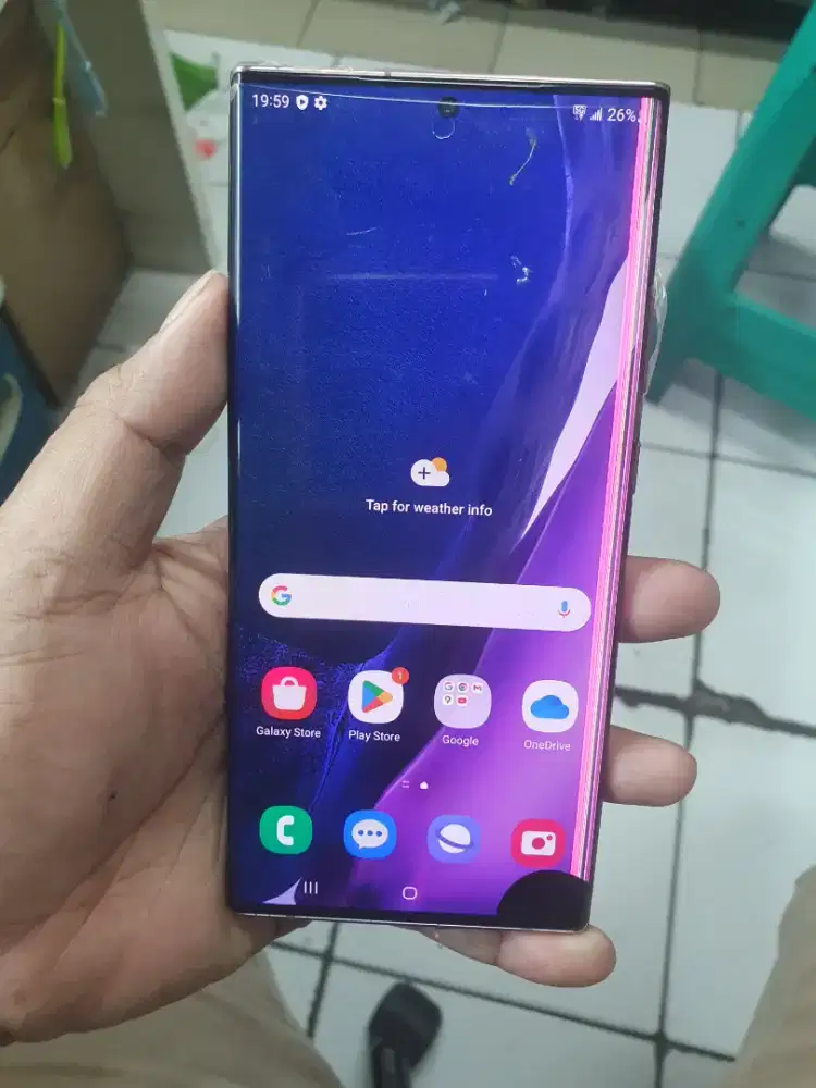 Samsung galaxy note 20 ultra 5G 12/128 batangan minus