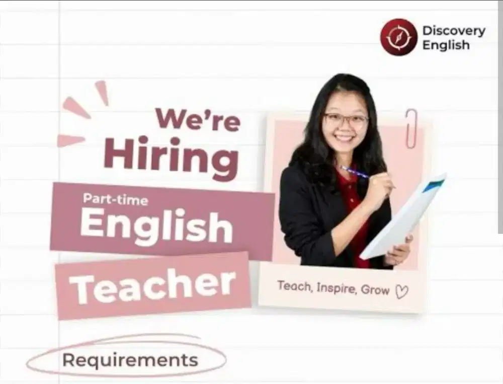 Dicari Guru English Private Bahasa Inggris