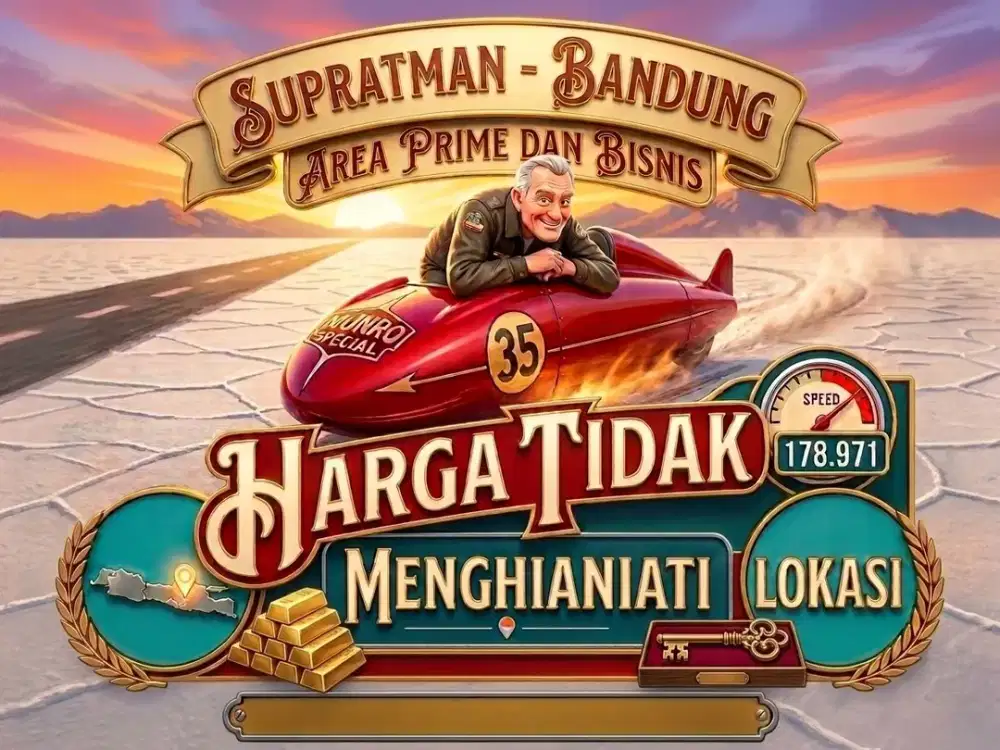 JUAL RUMAH DI JL. SUPRATMAN, DAGO, CIHAPIT, BANDUNG KOTA.