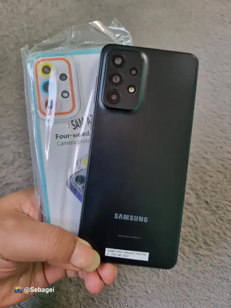 Samsung A33 5G NFC 16GB 8+8/256GB Murah Siap Pakai (Lokasi Cicaheum)
