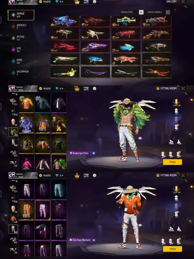 Jual Akun FF sultan termurah 100% Asli Real Amanah & Tepercaya