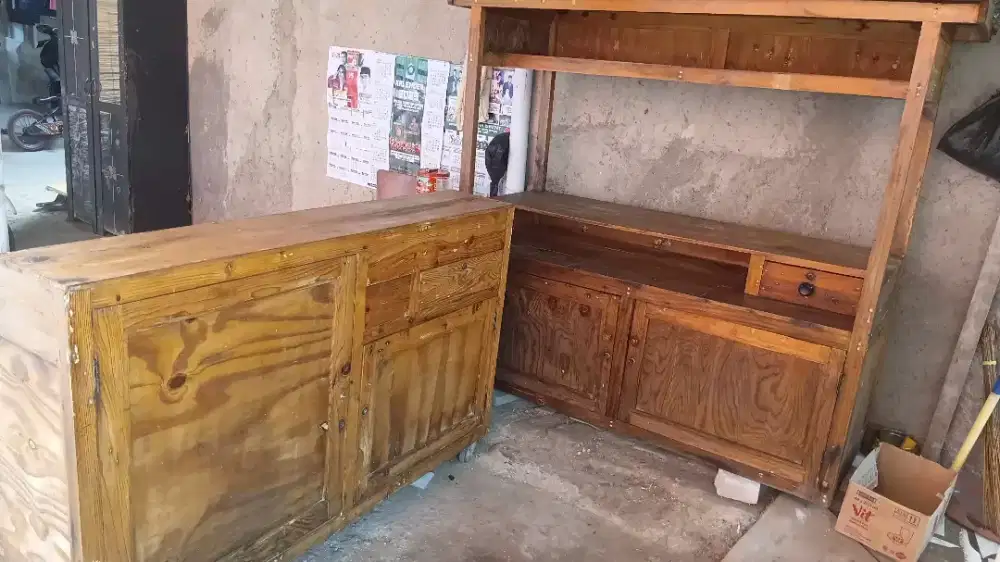 Dijual gerobak dn meja kasir