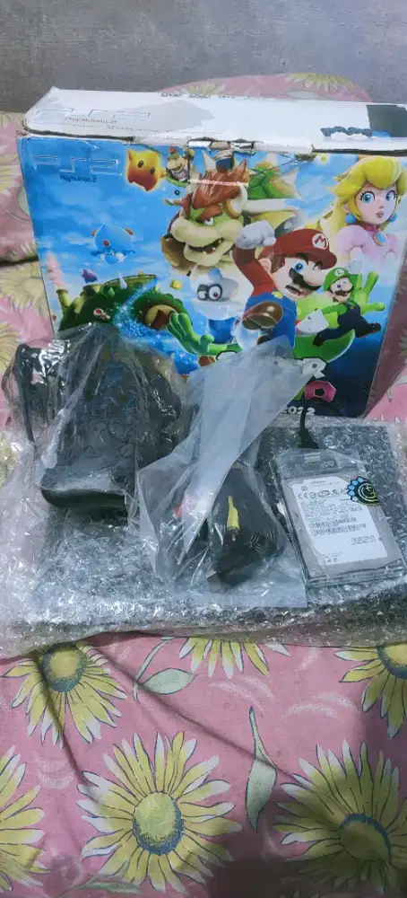 PS 2 fat hardisk 160 GB fullset kondisi normal nominus