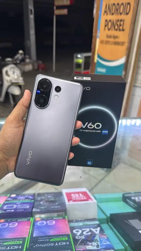 VIVO V60 5G RAM 8+8/256 FULLSET SUPER MULUS BERGARANSI ZOOM 100x